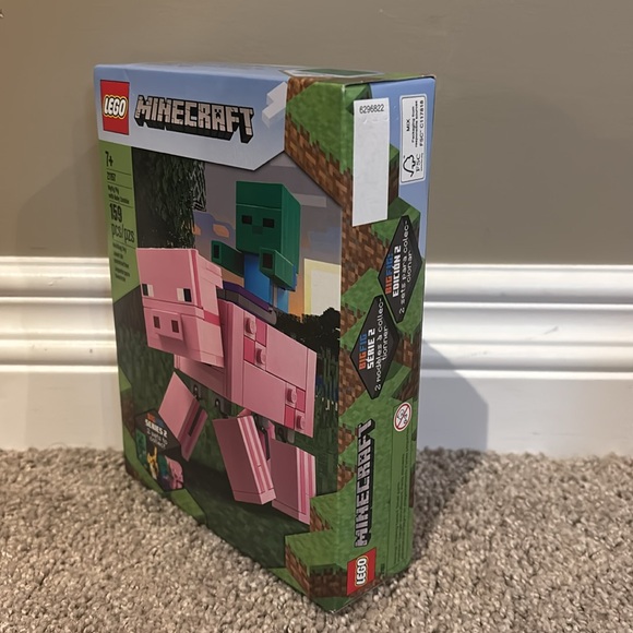 SOLD Lego BigFig Creeper and Ocelot + 
BigFig Pig with Baby Zombie - Picture 8 of 9